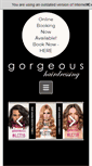 Mobile Screenshot of gorgeoussalons.co.uk